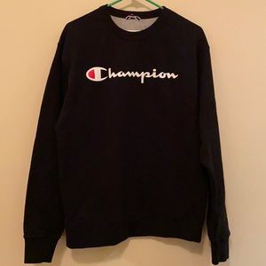 Champion crewneck, size medium.